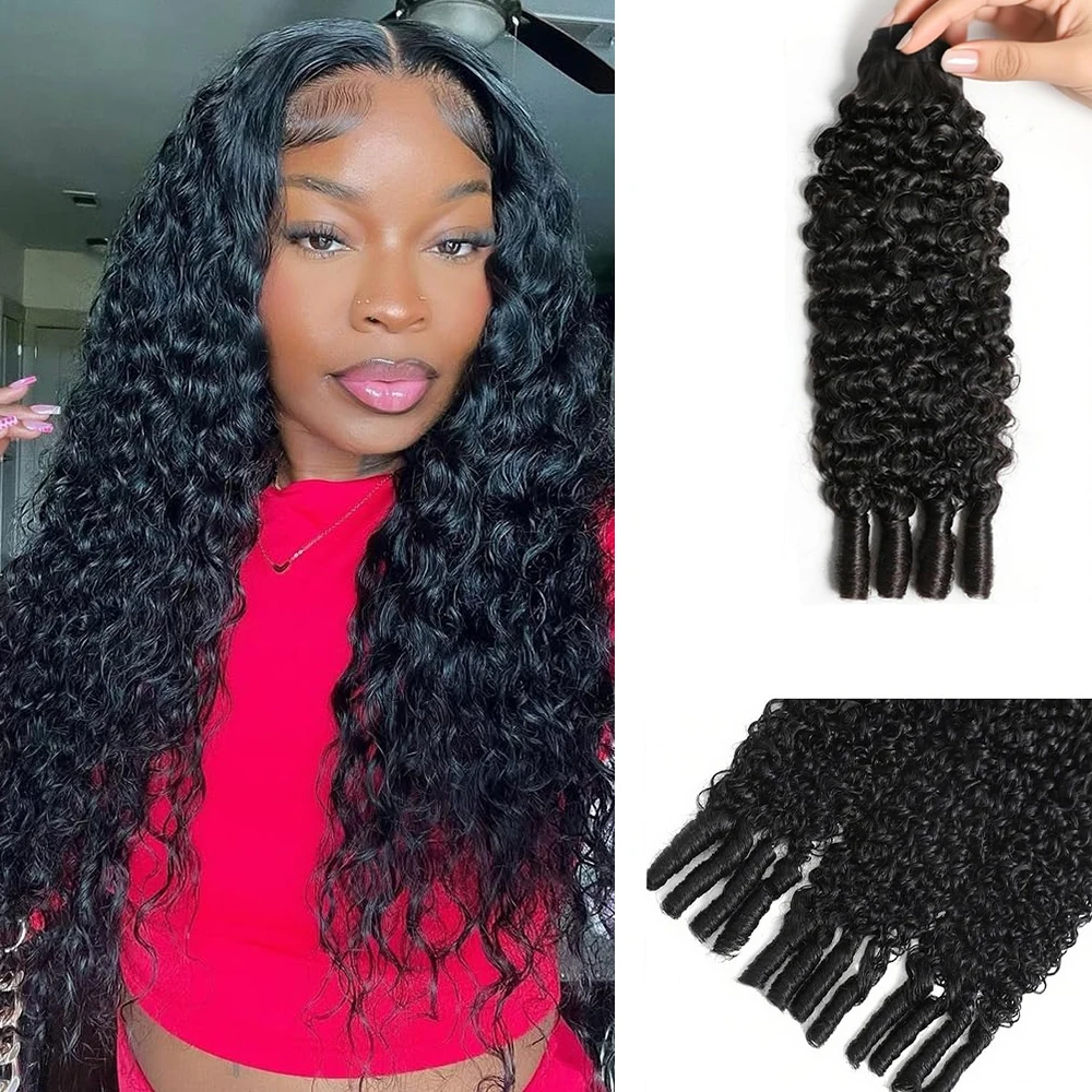 

Натуральные кудрявые пучки волос бирманского происхождения, необработанные, спиральные, волнистые, двойная прядь, 1/3/4 пучка