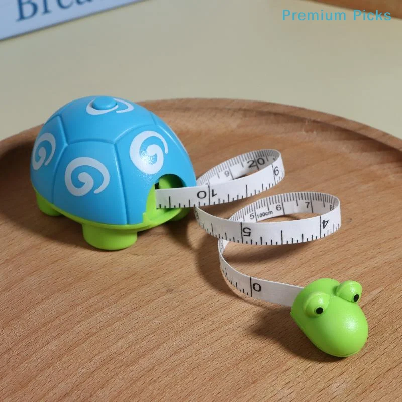 Cute Turtle Shape Retractable Measuring Tape Portable Mini Soft Ruler For Body Sewing Clothing Measurement Home Office Daily Use