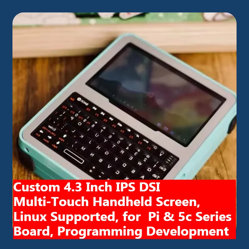 Custom 4.3 Inch IPS DSI Multi‑Touch Handheld Screen, Linux Supported