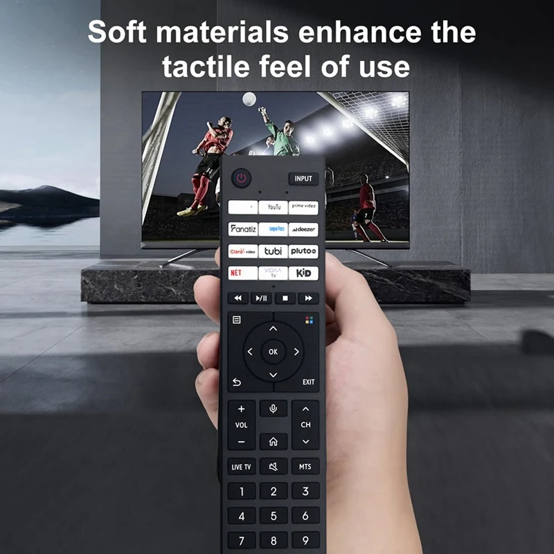 استبدل جهاز التحكم عن بعد CT-95052 لجهاز التحكم عن بعد للتلفزيون توشيبا 4K الذكي الذي يعمل بنظام Android LED