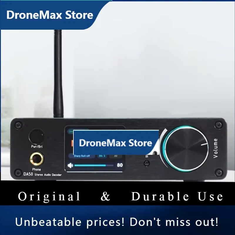 DroMaDA50 PRO 2* AK4499EX DAC HiFi MQA Audio Balance Decoder XU316 USB 32Bit 768KHz DSD512 Bluetooth 5.3 QCC5171 HDIM IIS