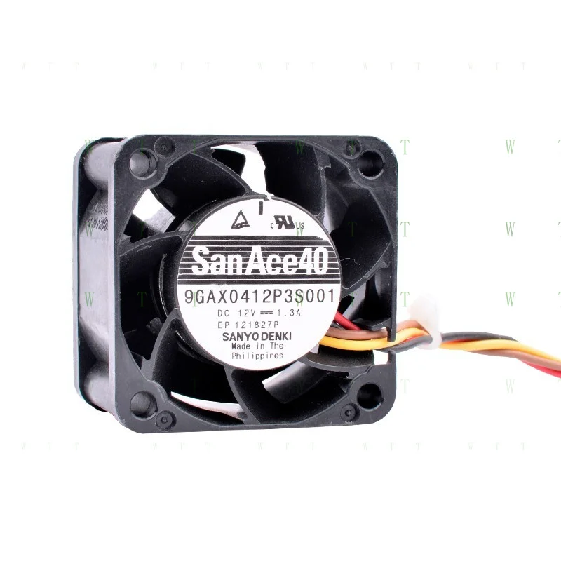 

H 1 PCS SANYO Fan 9GAX0412P3S001 DC12V 1.3A 4cm 4028 4-wire axial cooling fan