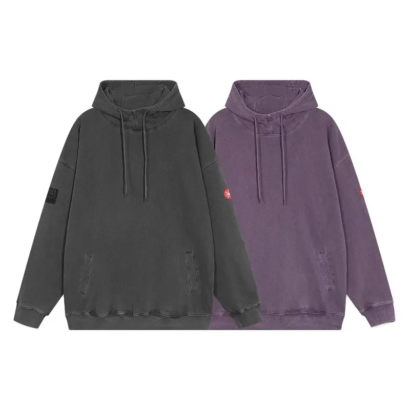 

New High Quality 1:1 CAVEMP Batik Vintage Hoodie for Men Woman Best Quality Coat CAV EMPT Pullover