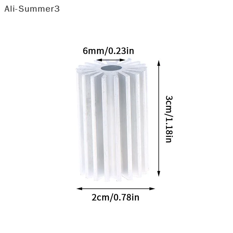 1/3/5PCS 20mm 1W 3W Aluminium Profil Kühler High-power Aluminium Led Kühler led Licht Kühlkörper 30mm Höhe