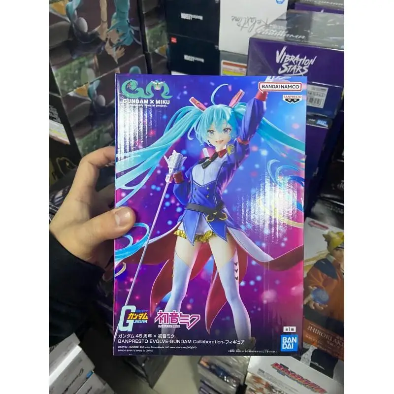 バンダイ日本オリジナル初音ミク45周年記念アクションフィギュアコレクタブルトイアニメフィギュアコレクタブルフィギュアポーズ可能