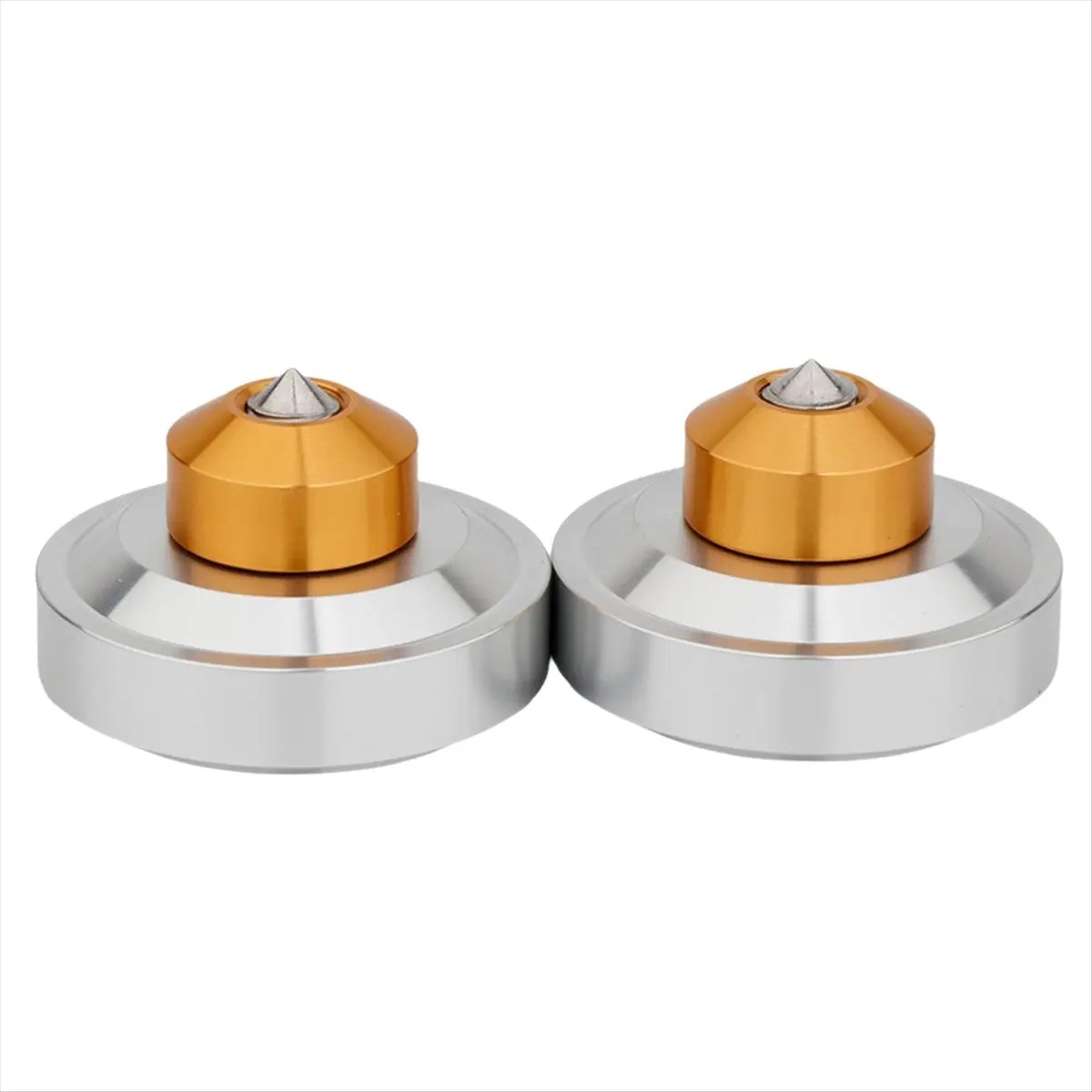 Super Sale Aluminum Isolation Spike Feet Stand Damper Pad for Hifi Audio AMP Cabinet Speaker Turntable Record