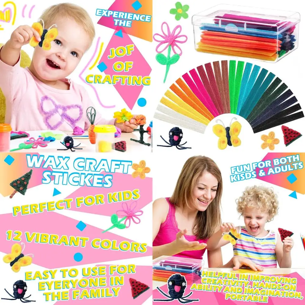 600-Piece Wax Cray …