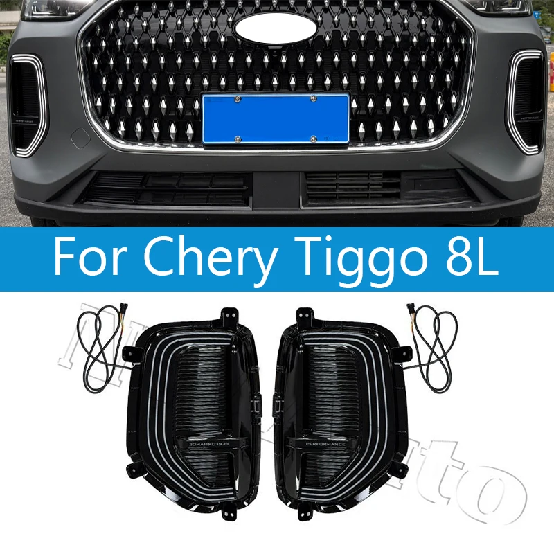 For Chery Tiggo 8L Daytime Running Lights And Tiggo 8L Fog Lights Retrofit – Non-Destructive Installation.