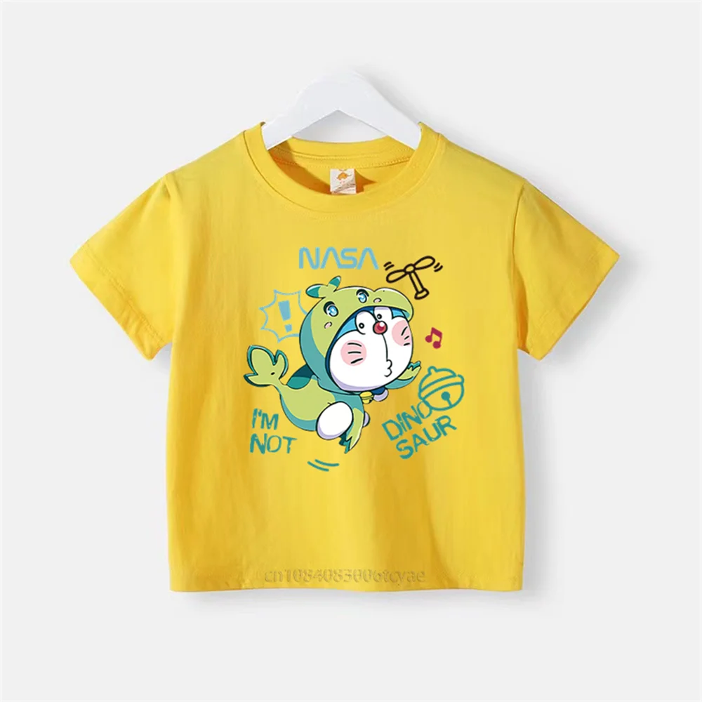 Summer kids baby cotton casual T-shirt Boys girls printed cute anime characters crewneck short-sleeved summer top clothing