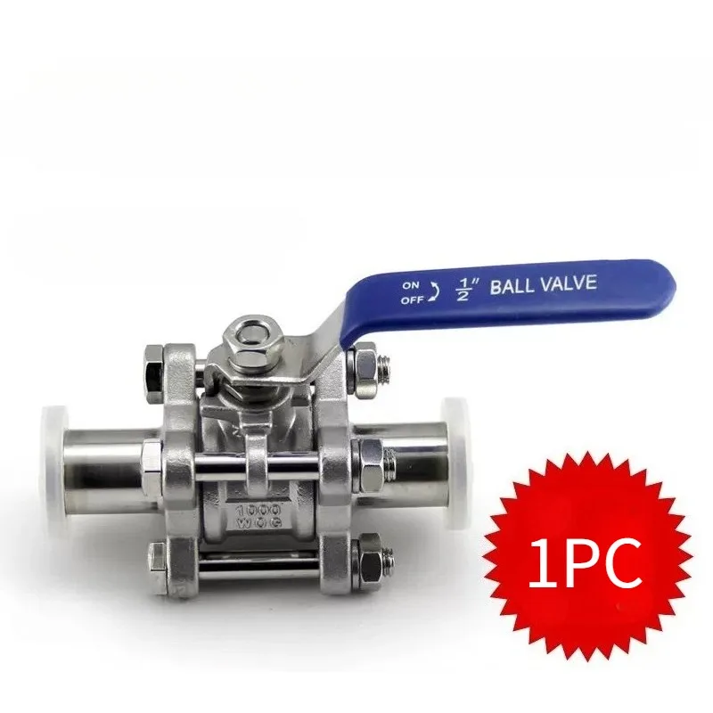 ISO-KF Vacuum Flange Ball Valve 304 Stainless Steel KF10 16 25 40 50 Manual Ball Valve Quick Connect Valve
