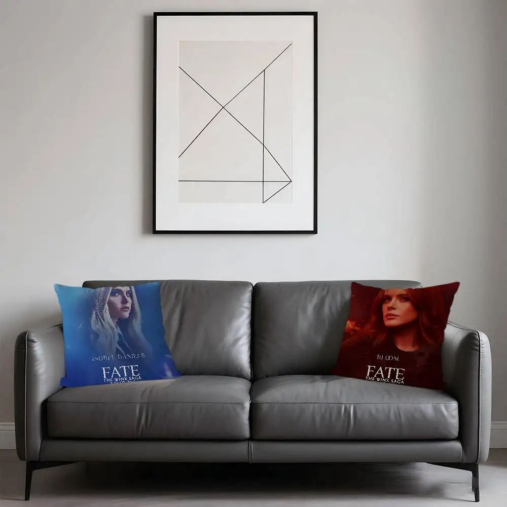 مصير Winx ساغا S-Season 1 المخدة تون هدية غطاء الوسادة غرفة نوم المنزل أريكة كرسي مقعد ديكور كيس وسادة