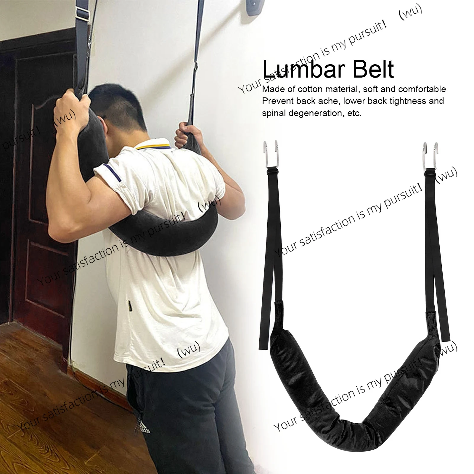 

Spine Decompression Decompression Device Soft Comfortable Lightweight Back Stretcher for Home Office Car Travelling