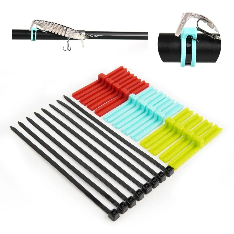 Silicone Lure Hanger Hook​ – Universal Rod Hanger for Micro Fishing, Bait Holder for Up to 12 Rods, Value Combo Choice
