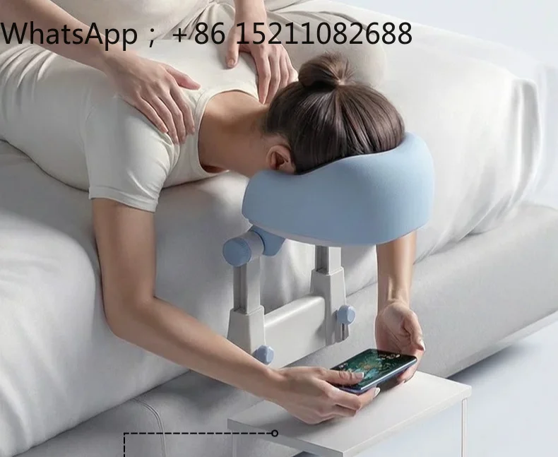 SCY household bedside suspension bracket lying pillow artifact playing on the bed, special neck headrest for mobile phones