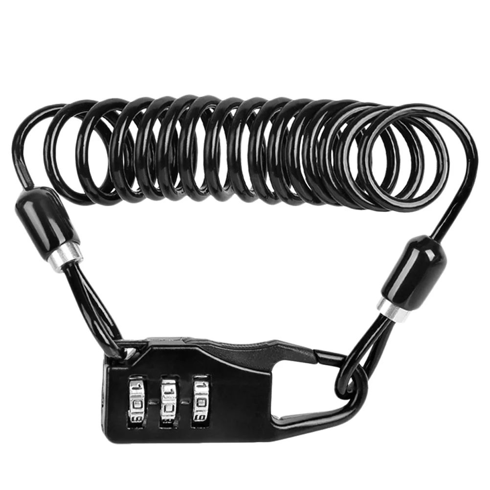 

1Pcs 3-Digital Bike Code Lock Strong Flexible Easy Install Secure Bicycle Theft Protection Premium Material Bike Lock