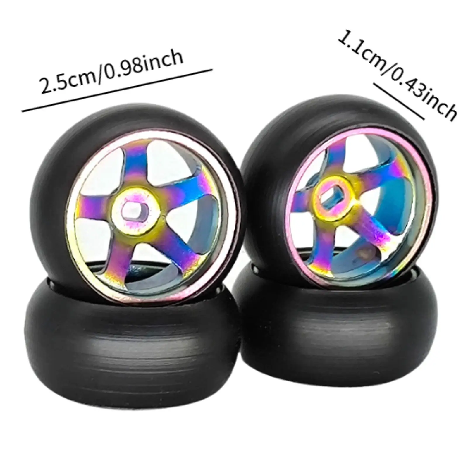 4 個 1:28 RC タイヤホイール交換用 RC ホイールリムハブ P929 Dgawd 284131 用