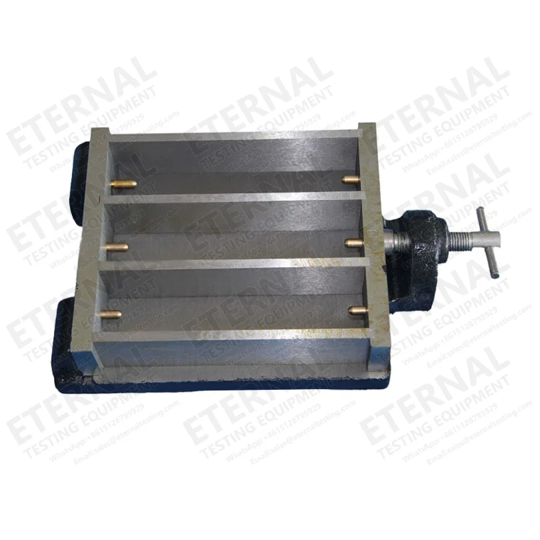 

Three Gang Mould Carbon Steel Cast Iron Cement Mortar Prism Mould