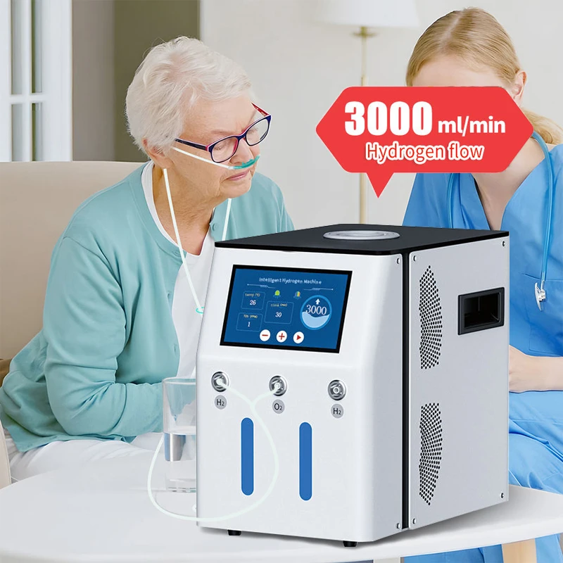 

3000ML Hydrogen Inhalation Machine Hydrogen Water Generator Pure H2 Molecular Inhaler Therapy Device Home Care