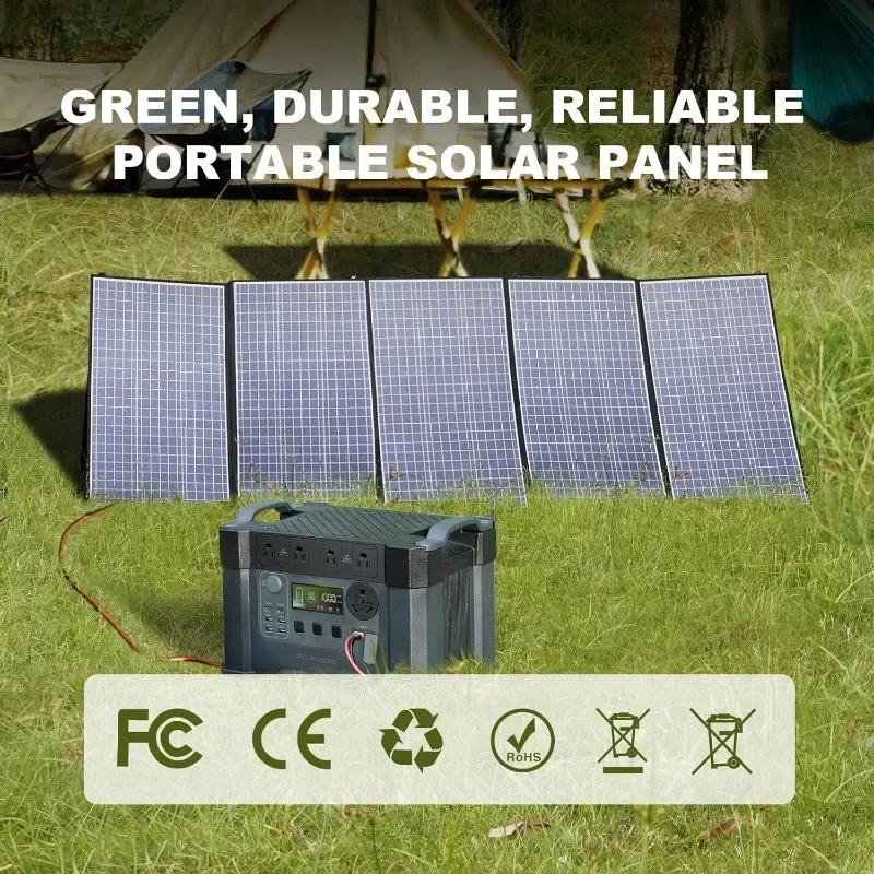 Tool SP037 400W Portable Solar Panel Waterproof IP67 Foldable Solar Panel Kit for Outdoor Adventures Power Outage Generator