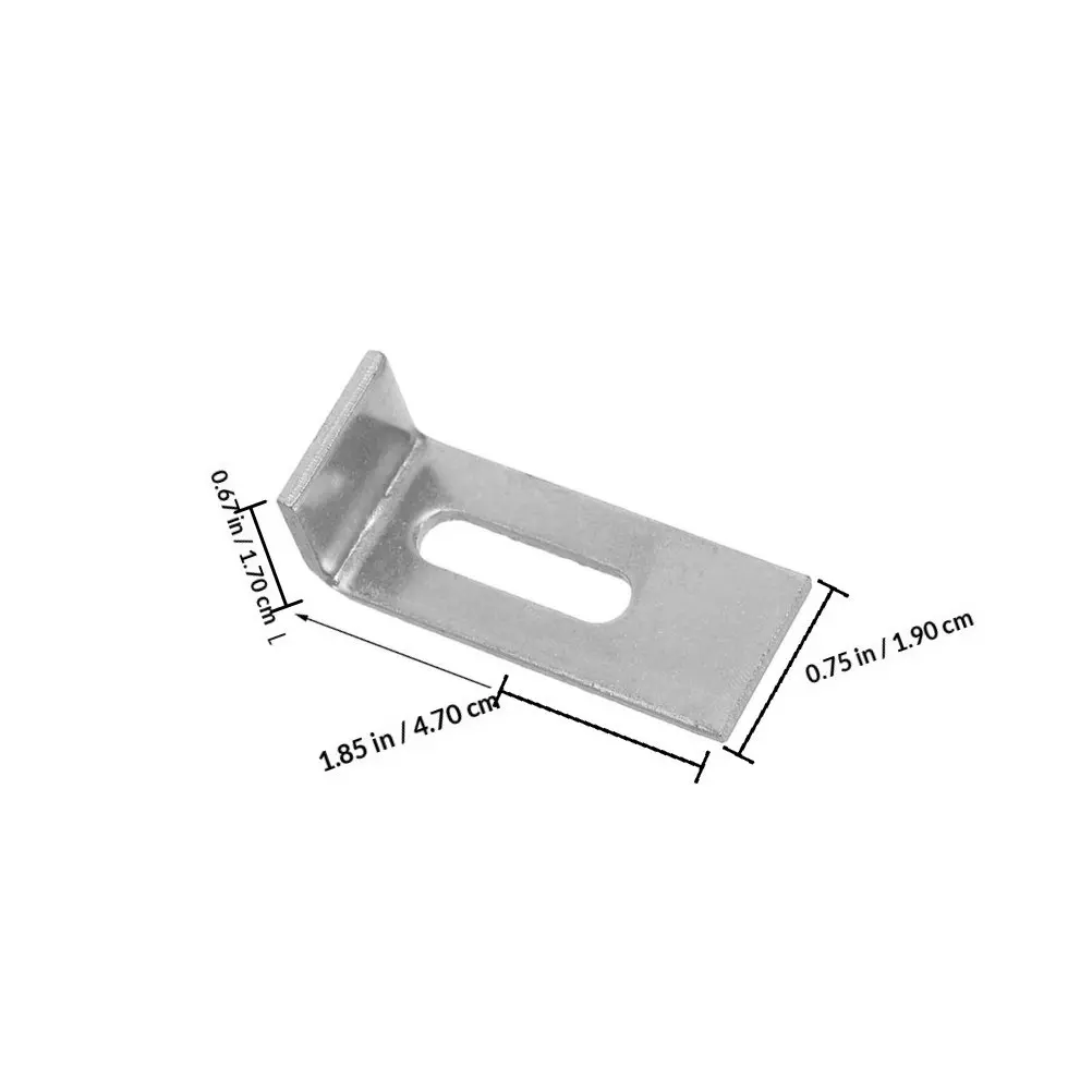 2Sets Heavy Duty Undermount Sink Brackets Clips Kit for Kitchen Bathroom Stone Washbasin Installation Copper Iron Metal
