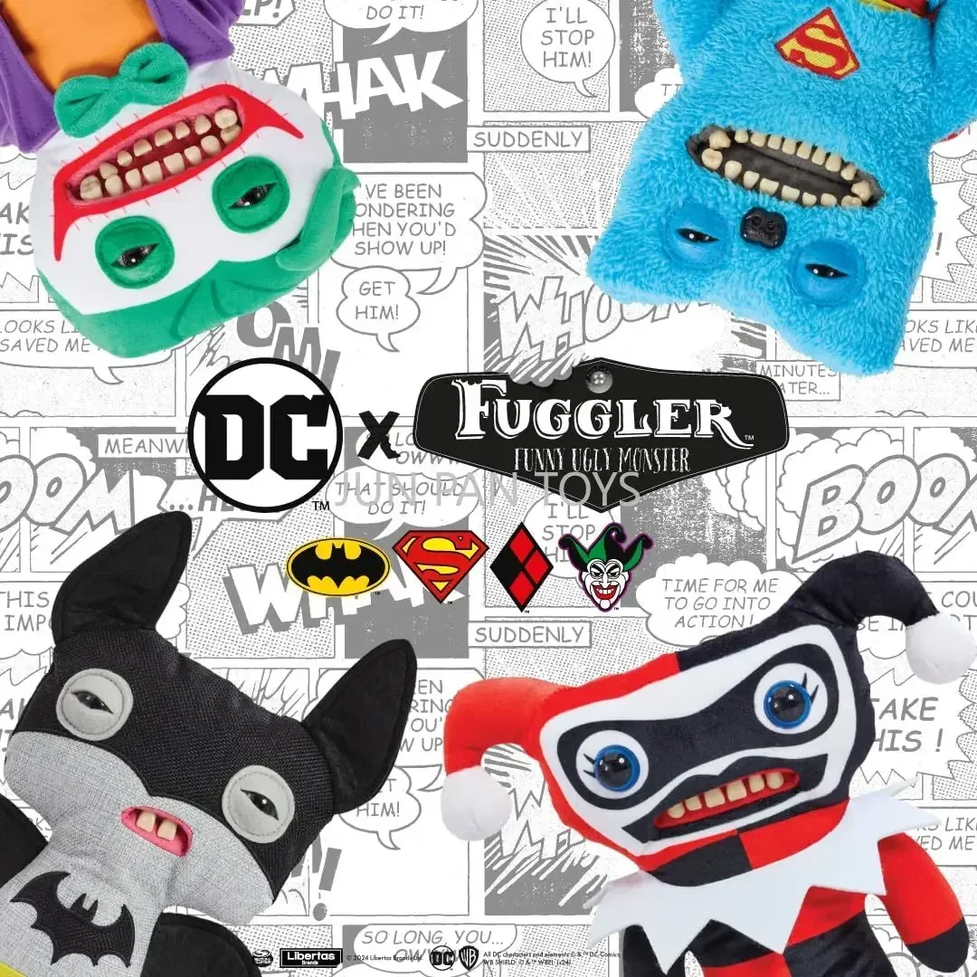 Original Fuggler X DC Batman Soft Toy Funny Ugly Monster Super Hero Plushies SpongeBob SquarePants Collectors Edition Laboratory