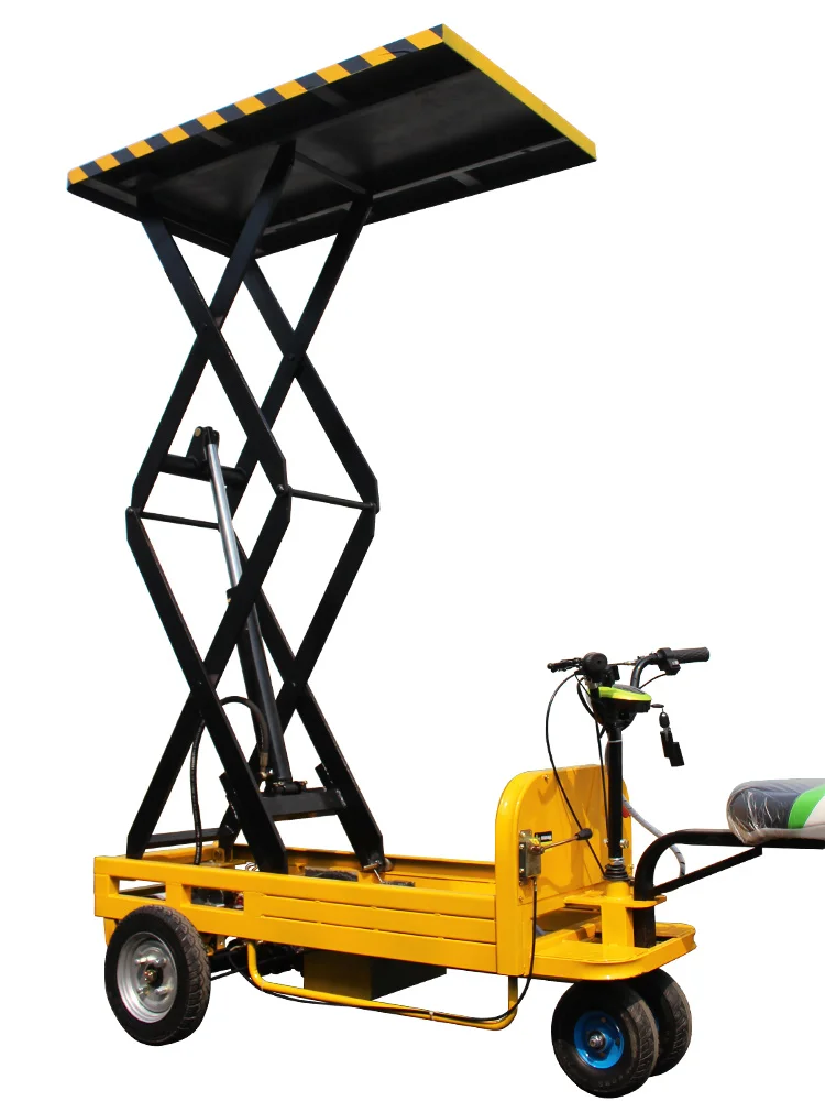 Zl Electric Flat Scooter Lifting Platform Hydraulic Hand Push Truck Truck King