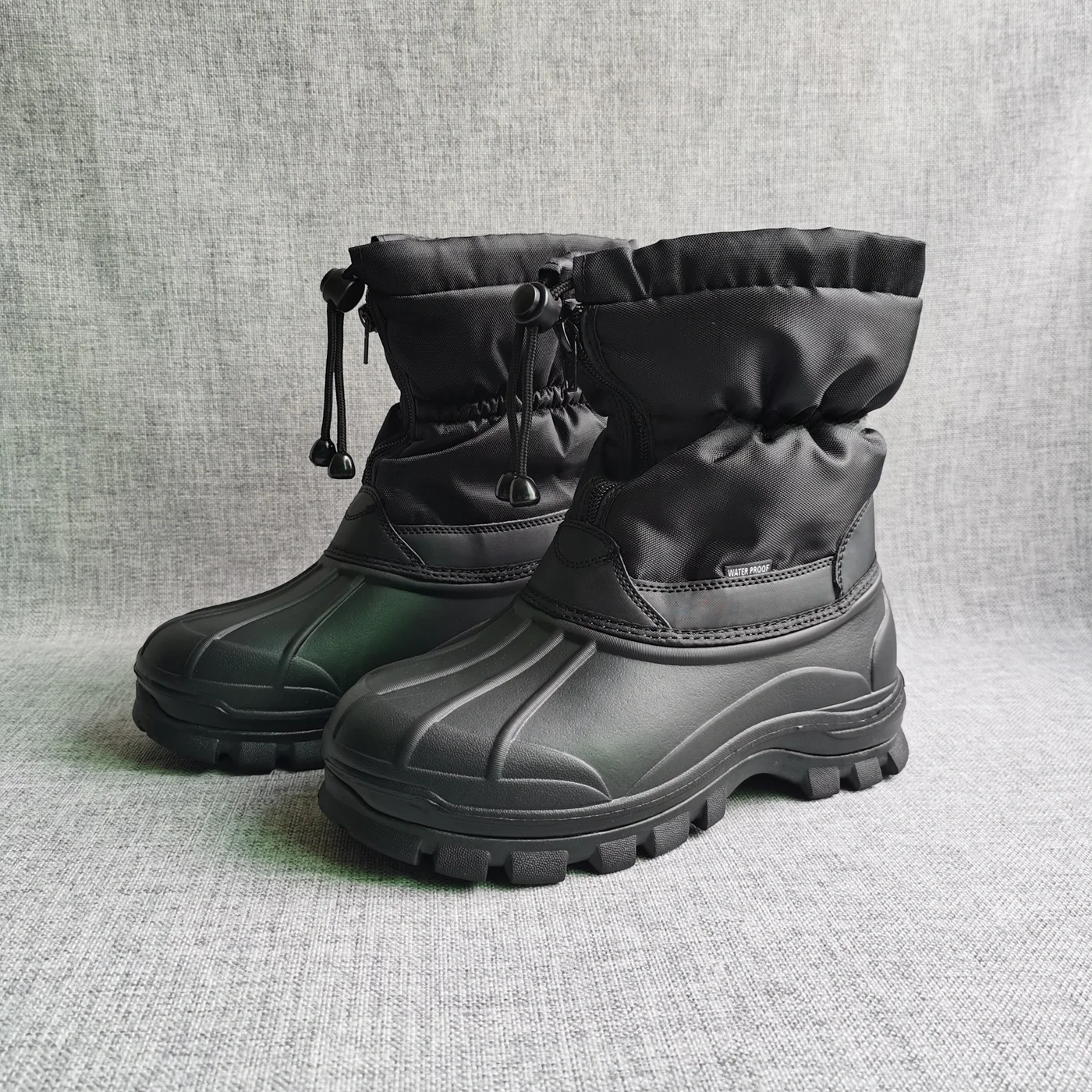 

Warm Fce Lined Mid-Calf Thi Bot Snow Boots for Men And Women Waterproof Non-Slip in below -30 Deee Northeast Cotton...