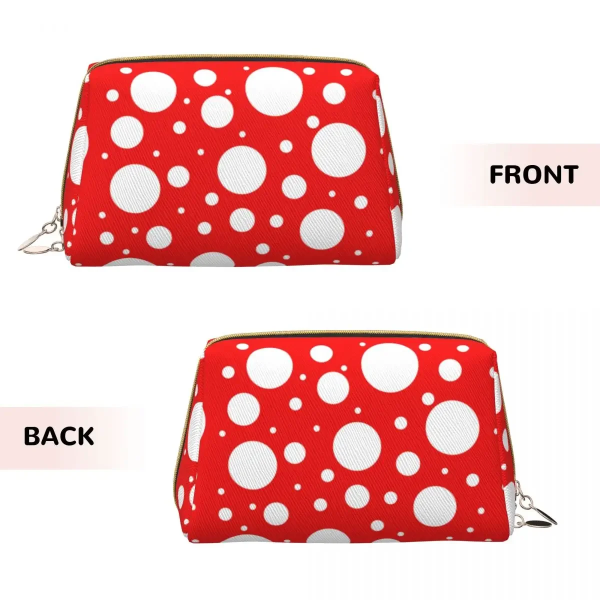 Japanese Artist Yayoi Kusama Inspired Dots Cosmetic Bags Waterproof Large Makeup Pouch Women Washbag Abstract Toiletry Kit