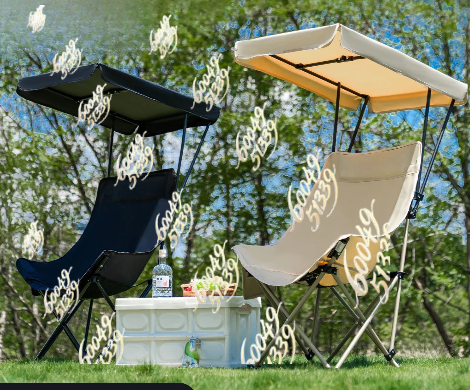 apply to Outdoor Folding Chair with Umbrella, High Back Moon Chair, Canopy Sun Shade Chair, Portable Camping Fishing Beach Chair