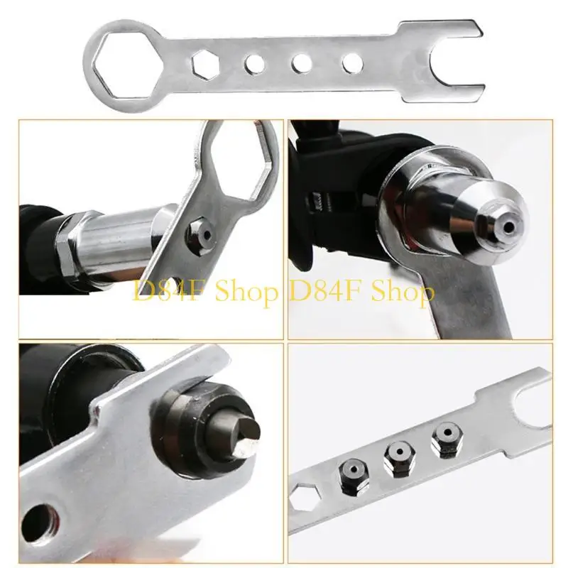 D84F ترقية مجموعة أدوات التثبيت محول الحفر التثبيت المبرشم إدراج أدوات الجوز آلة التثبيت آلة التثبيت الكهربائية #2