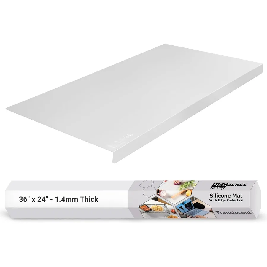 

Extra Large Silicone Mats for Crafts with "Edge Protection" – Silicone Table Mat – Multipurpose Heat Resistant Silicone Mat – No