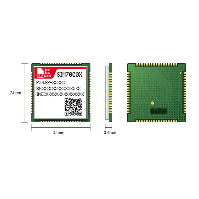 Scheda di sviluppo SIM7000G SIM7000A Scheda madre breadboard SIM7000E Modulo LPWA 24 * 24mm GSM + NBIOT + CAT-M con kit breakout GPS