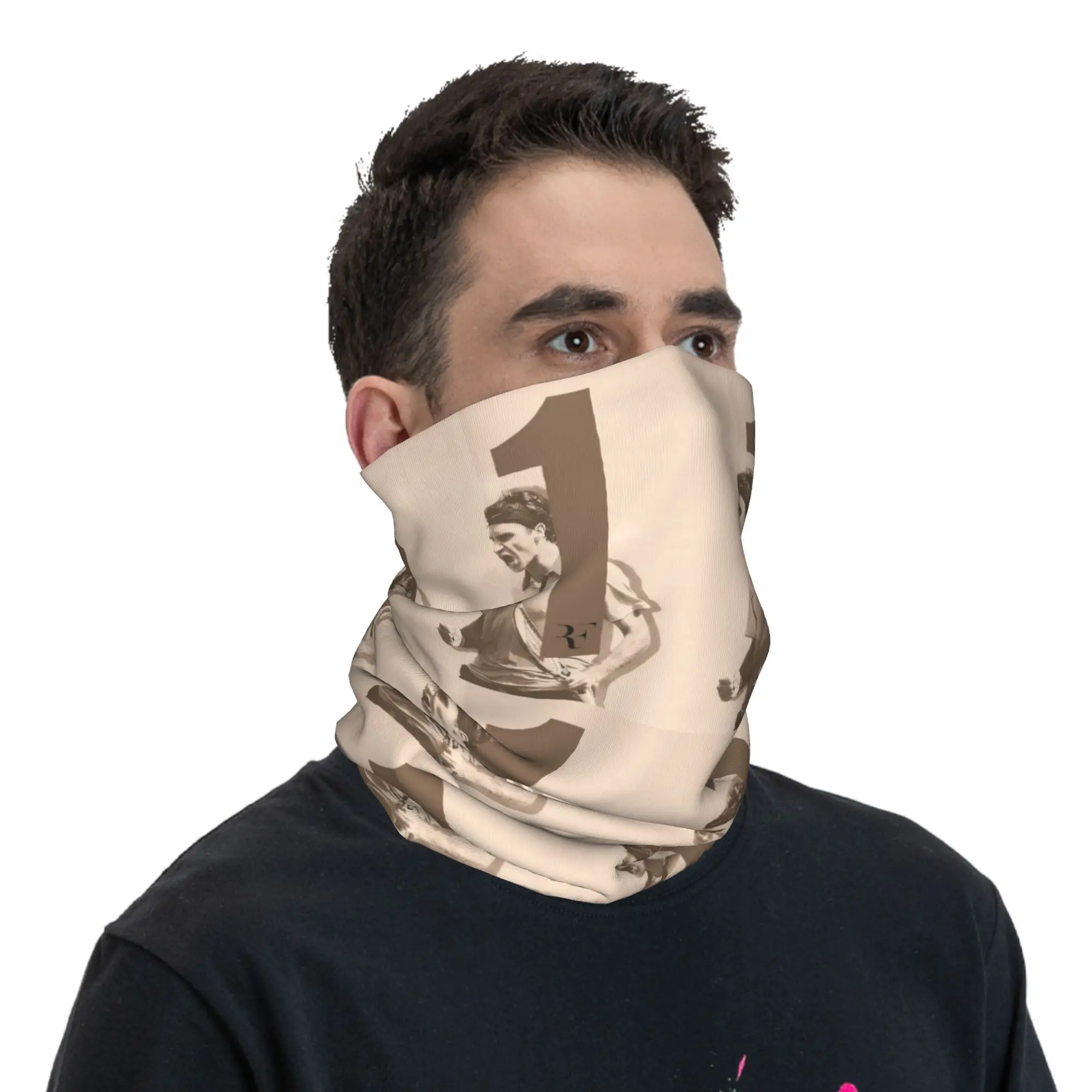 The Roger Federer Blog Bandana cache-cou imprimé écharpe multifonction couvre-chef équitation pour hommes femmes adultes toutes saisons