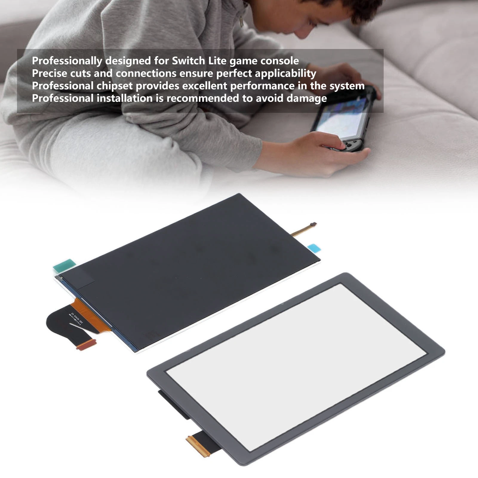 Replacement LCD Display Screen Perfect Replacement Easy To Install Exquisite Design LCD Display Screen for Switch Lite