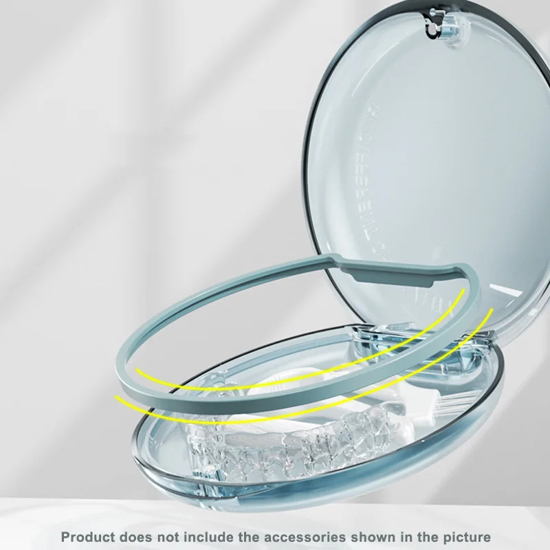 

Retainer Case, 1 PCS Orthodontic Mouth Guard Case with Magnetic Closure Hinged Lid, Portable Slim Night Guard Cases