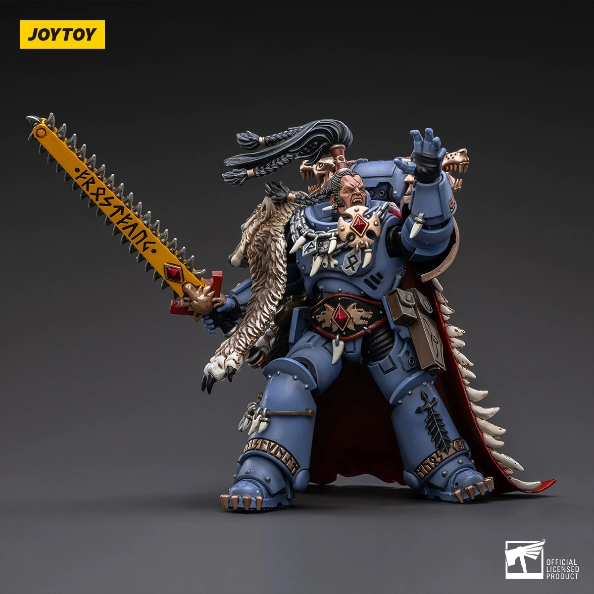 JOYTOY 1/18 Space Wolves Ragnar Blackmane Actionfiguren-Sammlung Militärmodell Geschenk