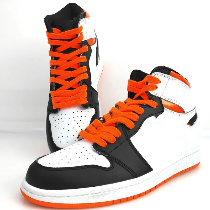 1 Paar neue, flache Baumwoll-Schnürsenkel für Sneaker, hohe Canvas-Schuhe und Freizeitschuhe, ohne Elastizität, für Herren und Damen. – Detail 11