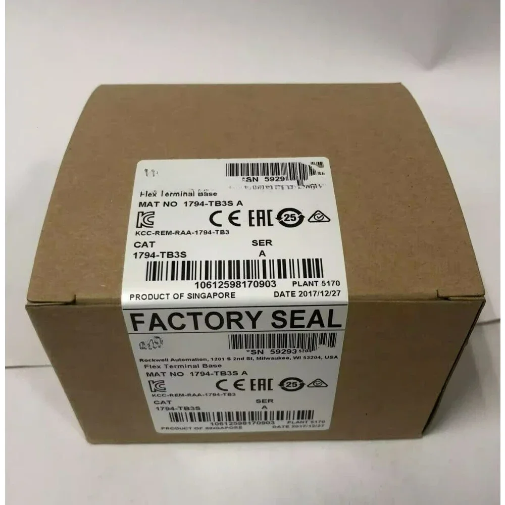 1794-TB3S SER A FLEX I/O Terminal Base Unit 1794TB3S New in Sealed Box