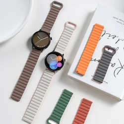 Correa de bucle magnético para Samsung Galaxy Watch 7 6 5 4 40MM 44MM 4 6 Classic 46 42 43 47mm 5 Pro Band silicona 20mm 22mm