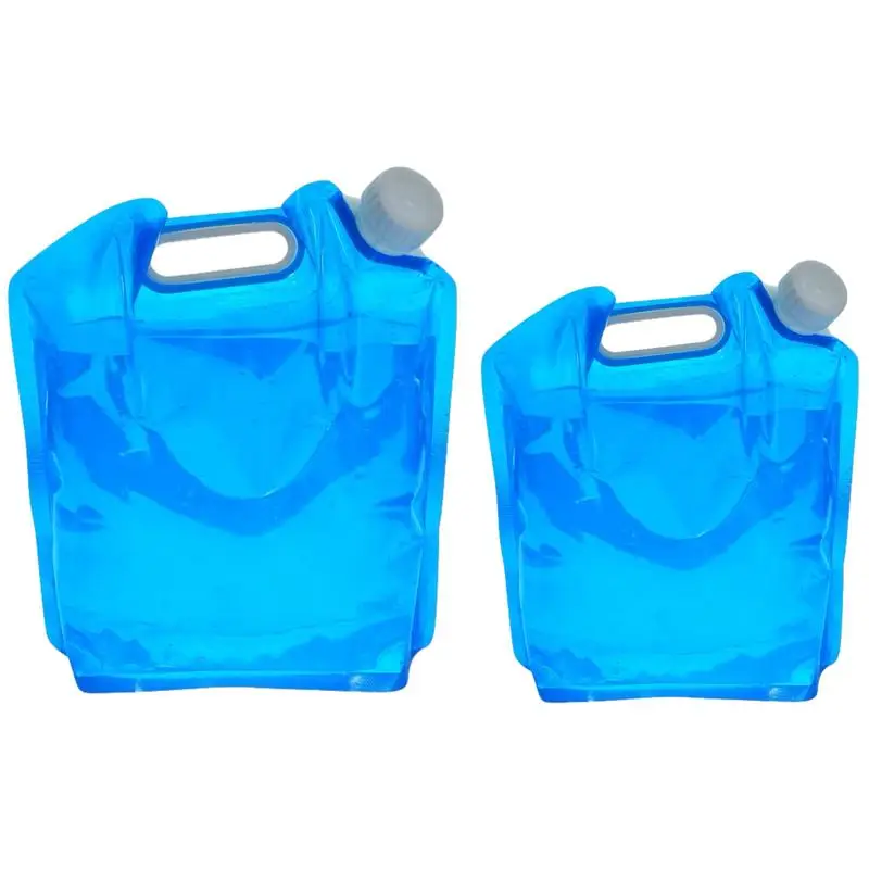 5/10L Camping Water Bag Portable Folding Water Bucket Large Water Container Outdoor Ice Pack for Cooler  Ice Packs with Spigot