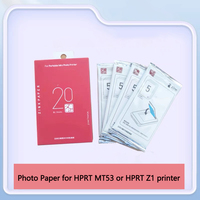 HPRT MT53 or HPRT Z1 Specific Photo Paper 2x3 Inch Sticky-Backed Original Photo Paper for M53/Z1 Printer