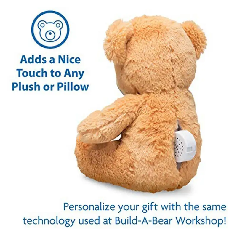Caja de voz de juguete de peluche, grabadora de mensajes personalizada, grabadora de sonido de animales de peluche, caja de sonido con botón de 60 segundos, grabadora de dispositivo de grabación