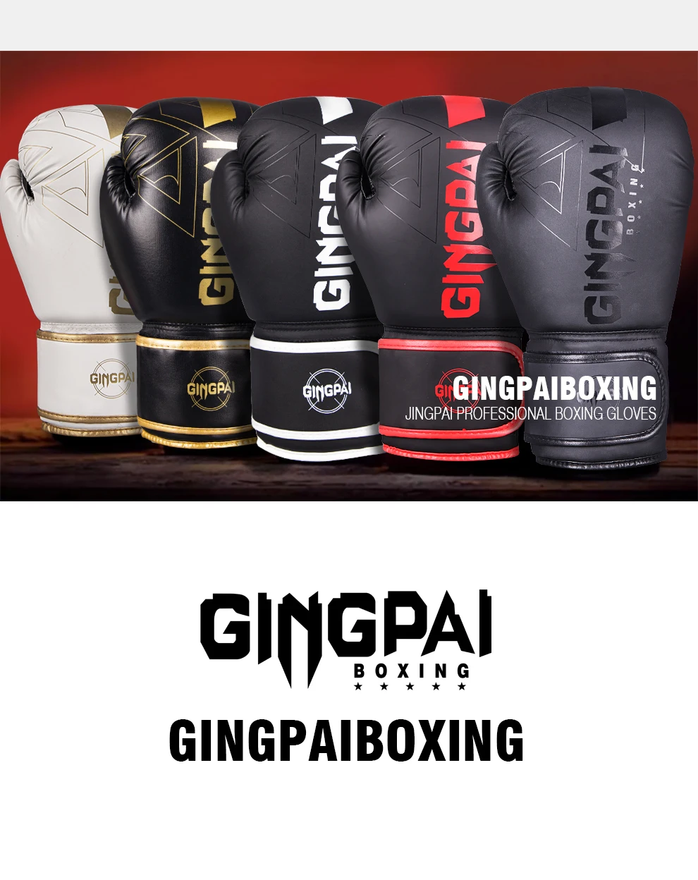 Professionelle 6/8/10/12/14oz Boxhandschuhe PU Muay Thai MMA Beruf Kickboxen Erwachsene Sandsack Trainingshandschuhe Ausrüstung – Detail 5