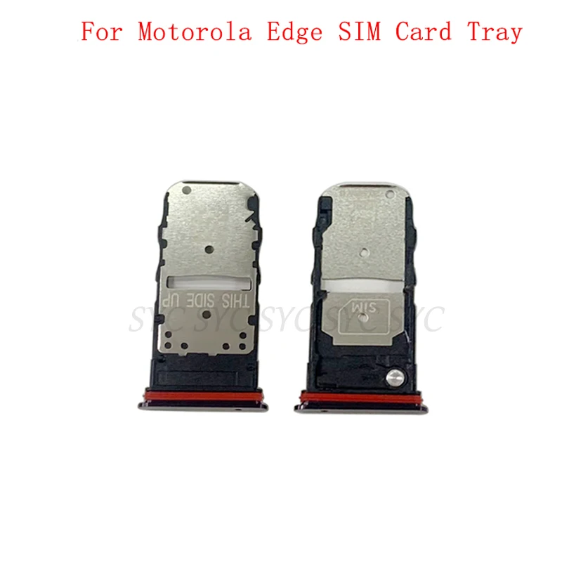 

SIM Card Tray SIM Card Slot Holder For Motorola Moto Edge Memory MicroSD Card Repair Parts