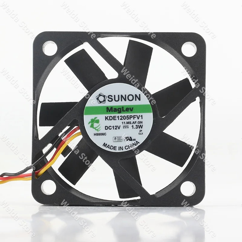 Cooling Fan Sunon Magnetic Suspension Silent Double Ball KDE1205PFV1(AF) 5010 50X50X10MM DC12V 1.3W