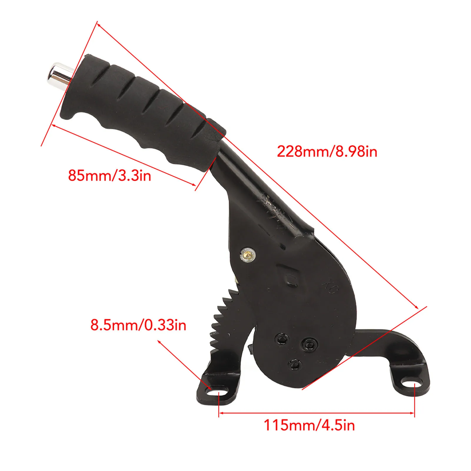 Front Brake Lever Handbrake Perfect Replacement  Stylish Look Handbrake Brake Lever Reliable Wear Resistant for ‑Kart