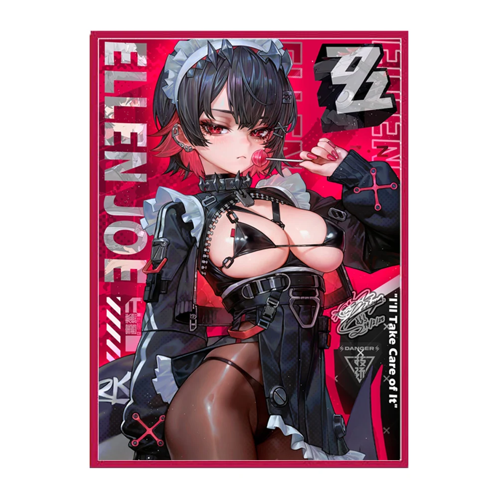 

60 шт., 67X92 мм, стандартный размер, рукава для карт Ellen Art в стиле аниме для MTG/PKM, держатель для карт с верхней загрузкой, настольная игра, торговля игры