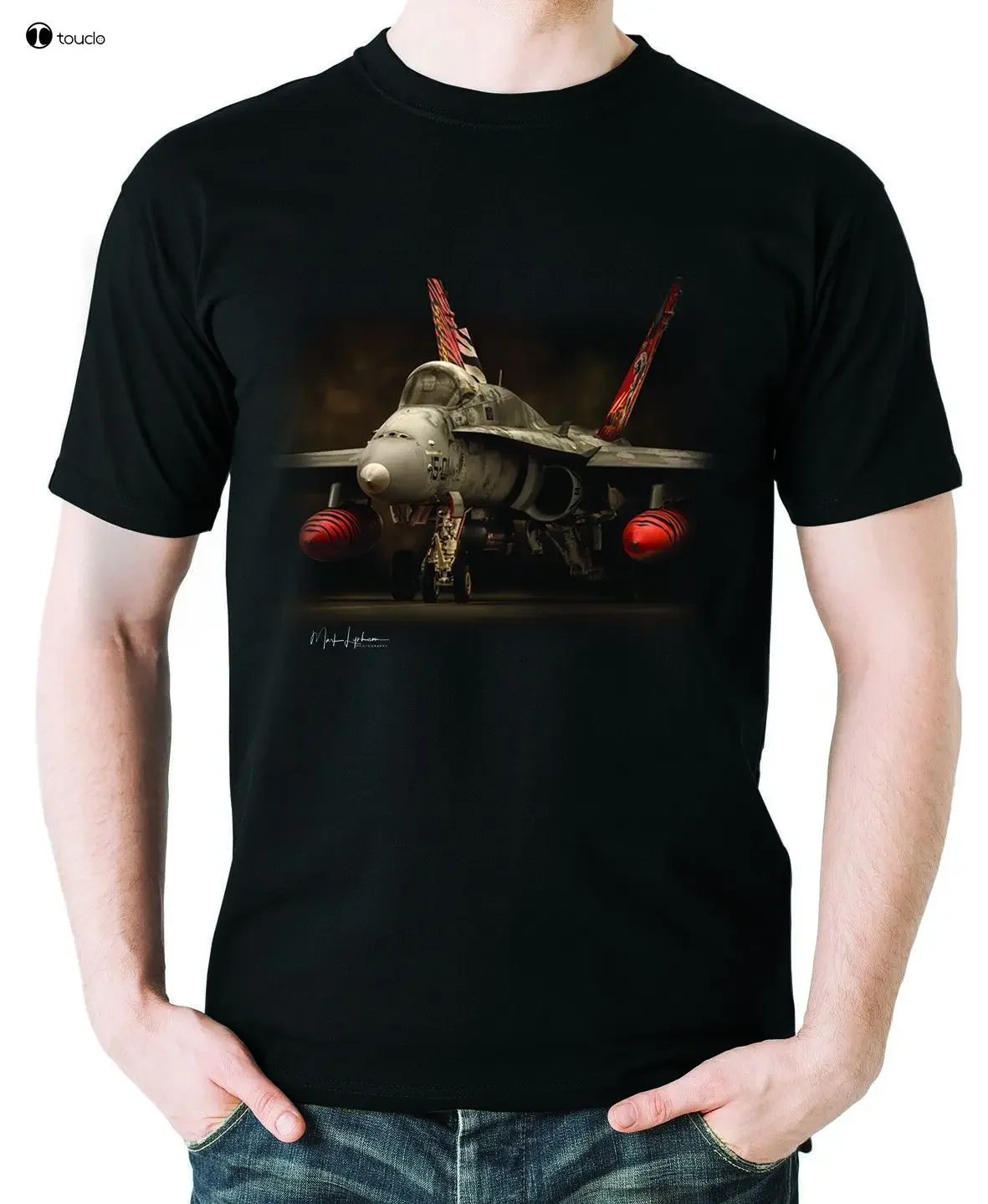 Tiger Meet F-18 Hornet Fighter Coating T-Shirt. Summer Cotton Short Sleeve O-Neck Mens T Shirt New Xs-5Xl Unisex Cotton