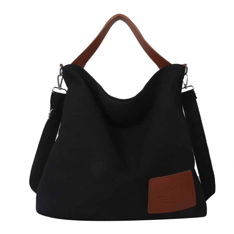 Bolso de ocio a juego para mujer, bolso de hombro, bandolera informal, bandolera de gran capacidad, bolso de libros para E74B