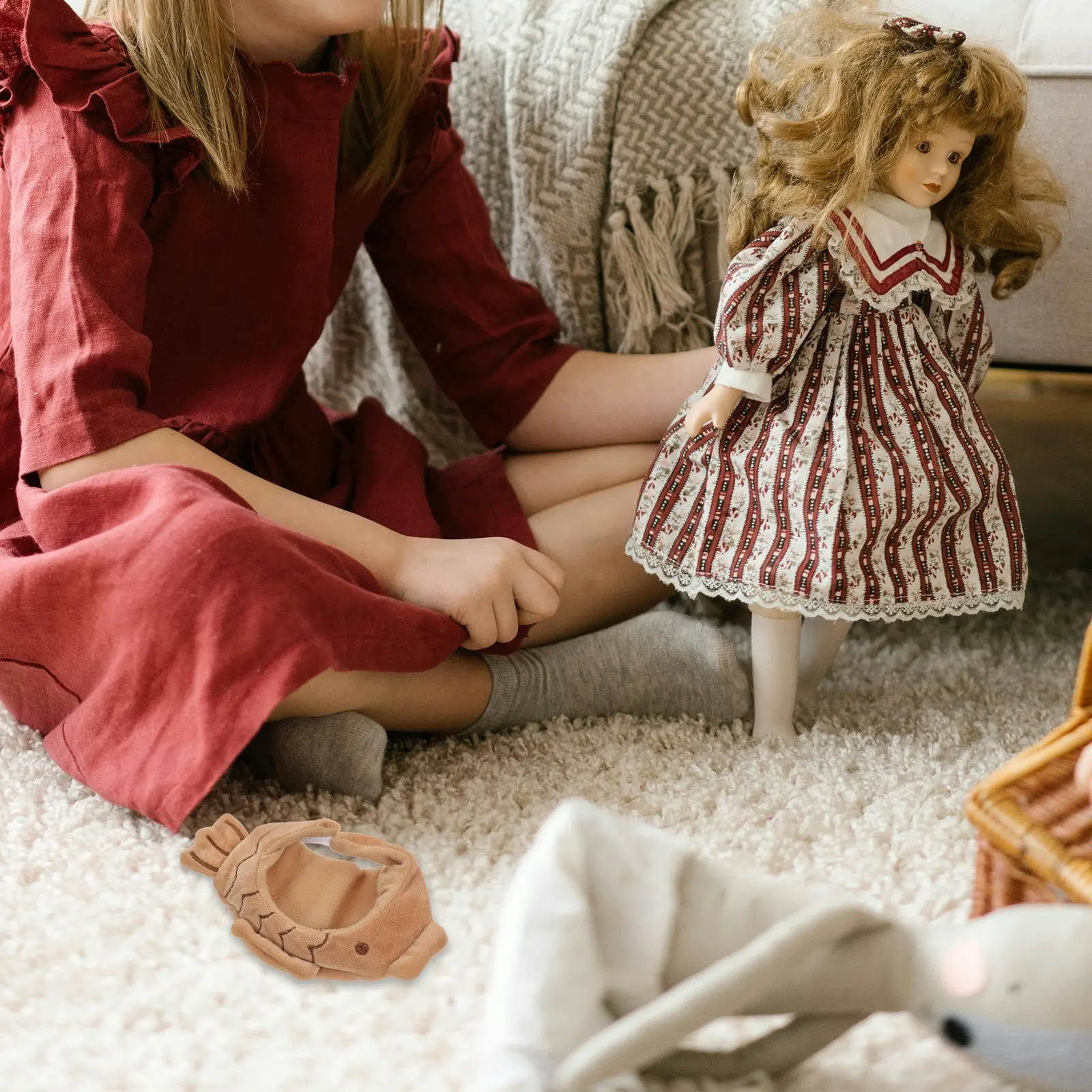 

Adorable Shaped Headgear for Stuffed Head Circumference 7-8 Cm Cute Cartoon Mini Headdress Ideal for Cosplay